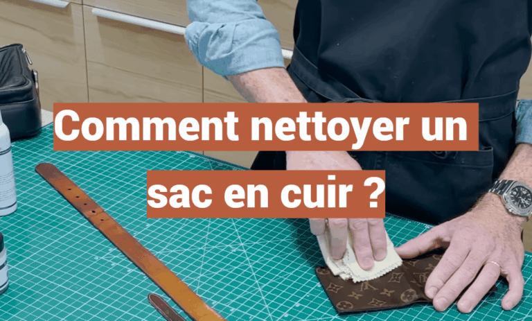 Comment nettoyer un sac en cuir ?